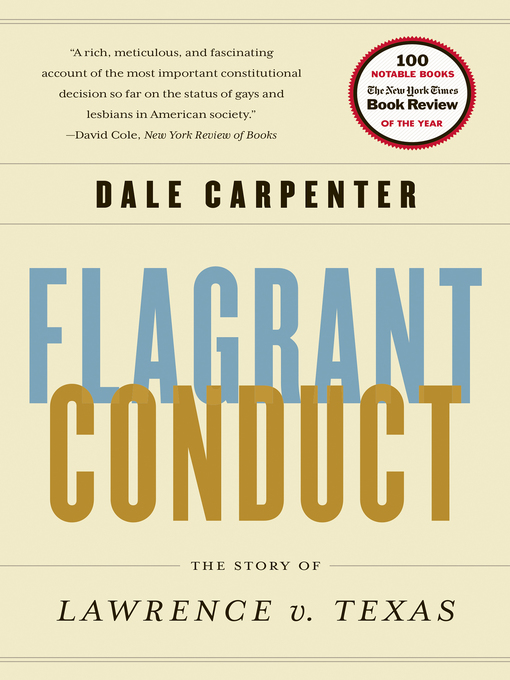 Title details for Flagrant Conduct by Dale Carpenter - Wait list